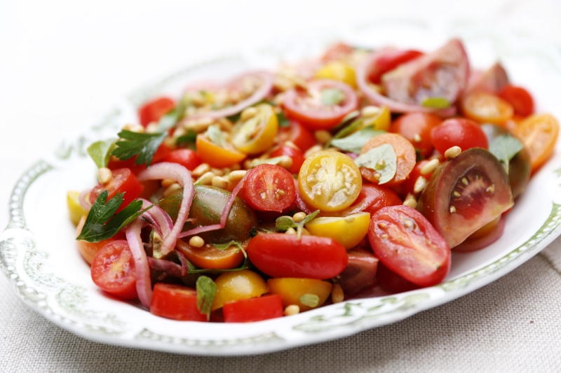 Tomato salad with sumac